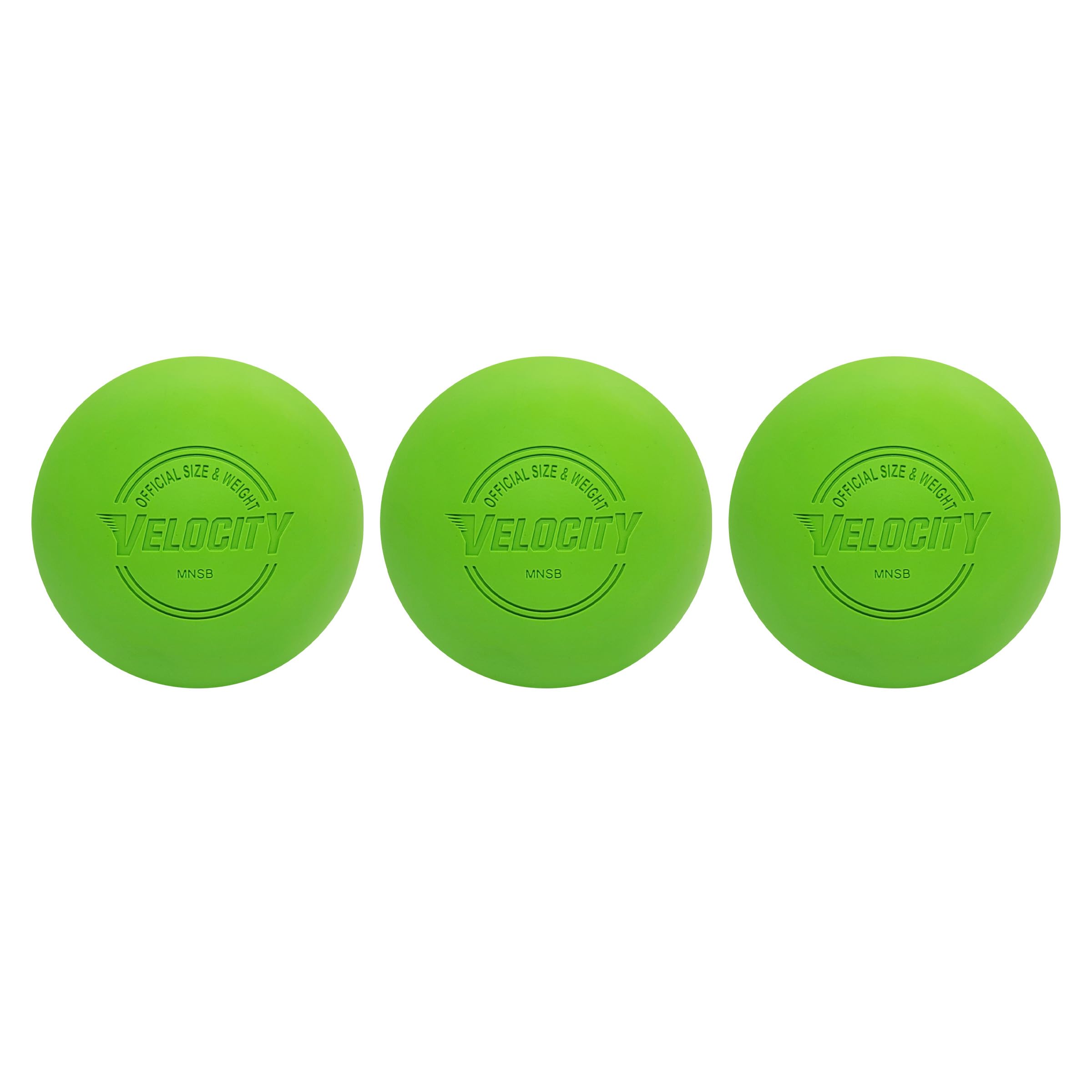 Velocity Lacrosse Balls - 1, 2, 3, 6, 12, 18, 24, 36, 60 and 120 Packs - for Practice, Official NFHS and College Approved Size