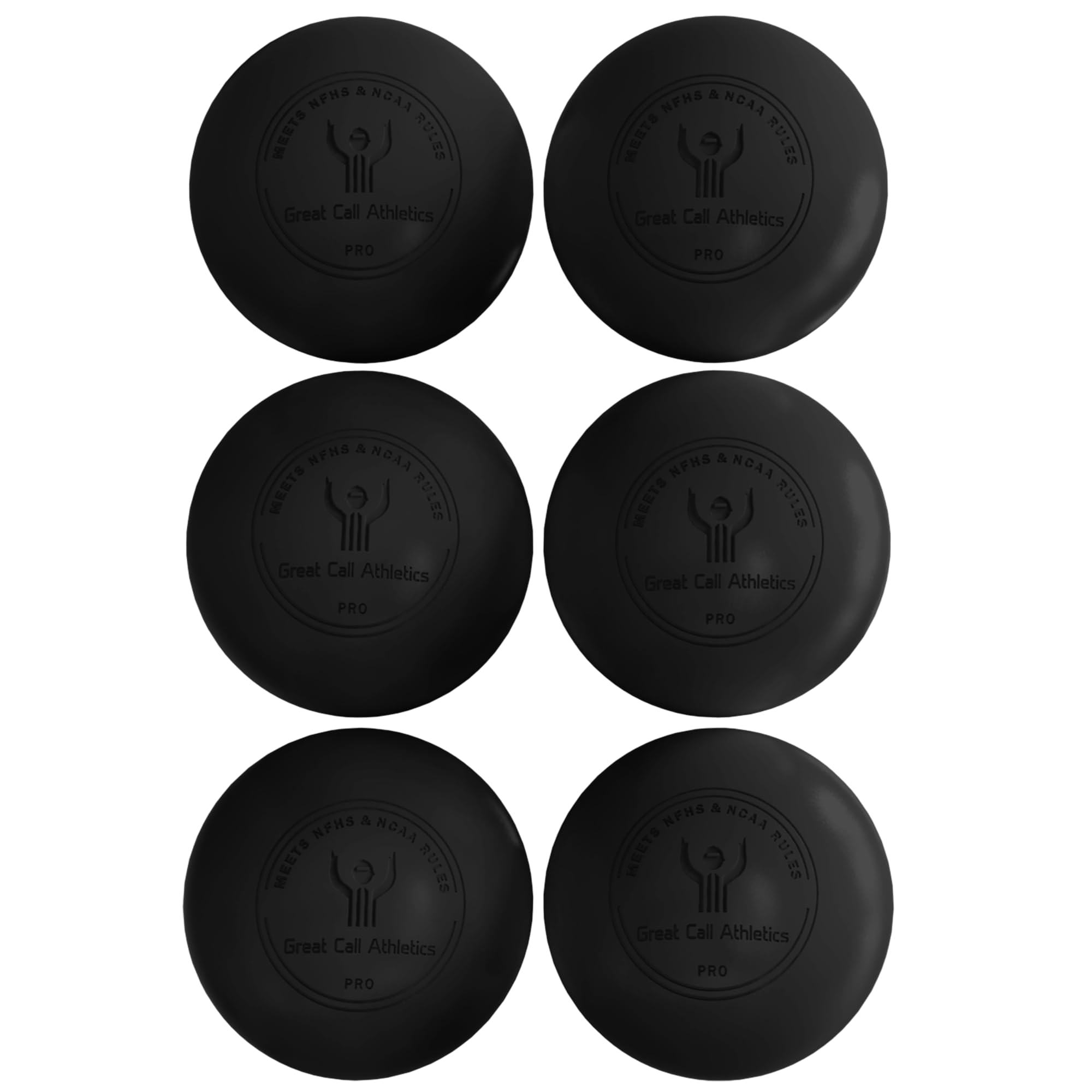 GCA Pro Lacrosse Official Game Ball NFHS College Approved Velocity 6 Pack LAX Field Tournament Rubber Practice