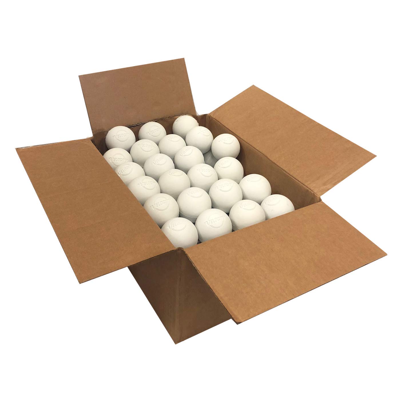 Velocity Lacrosse Balls - 1, 2, 3, 6, 12, 18, 24, 36, 60 and 120 Packs - for Practice, Official NFHS and College Approved Size