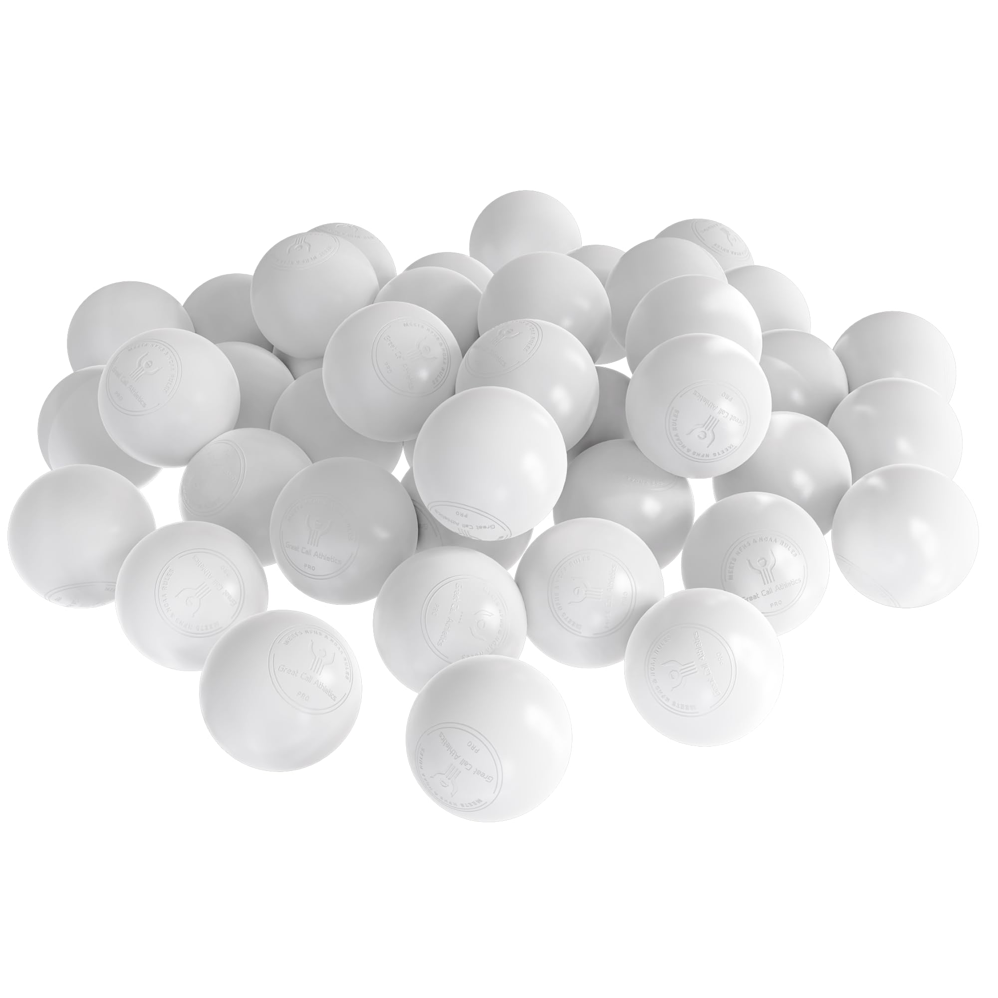 GCA Pro Lacrosse Official Game Ball NFHS College Approved Velocity 6 Pack LAX Field Tournament Rubber Practice