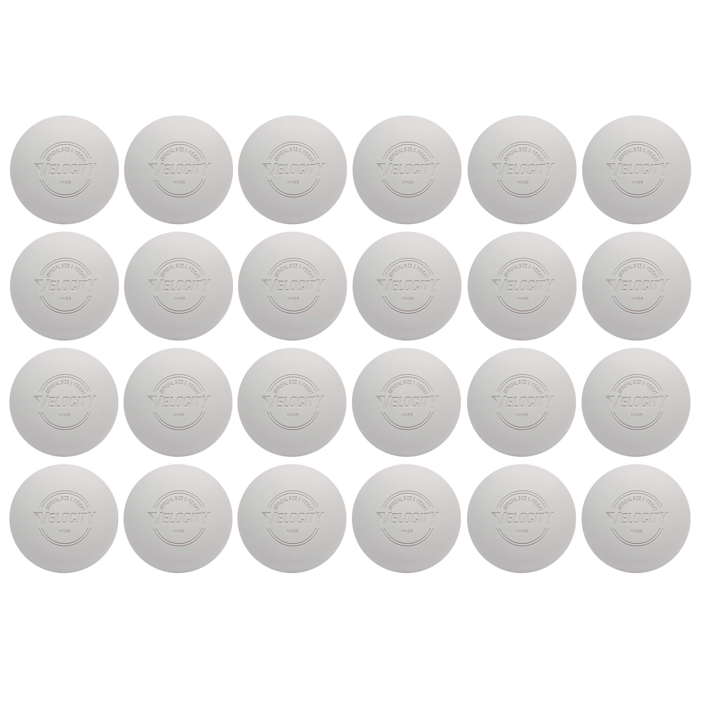 Velocity Lacrosse Balls - 1, 2, 3, 6, 12, 18, 24, 36, 60 and 120 Packs - for Practice, Official NFHS and College Approved Size