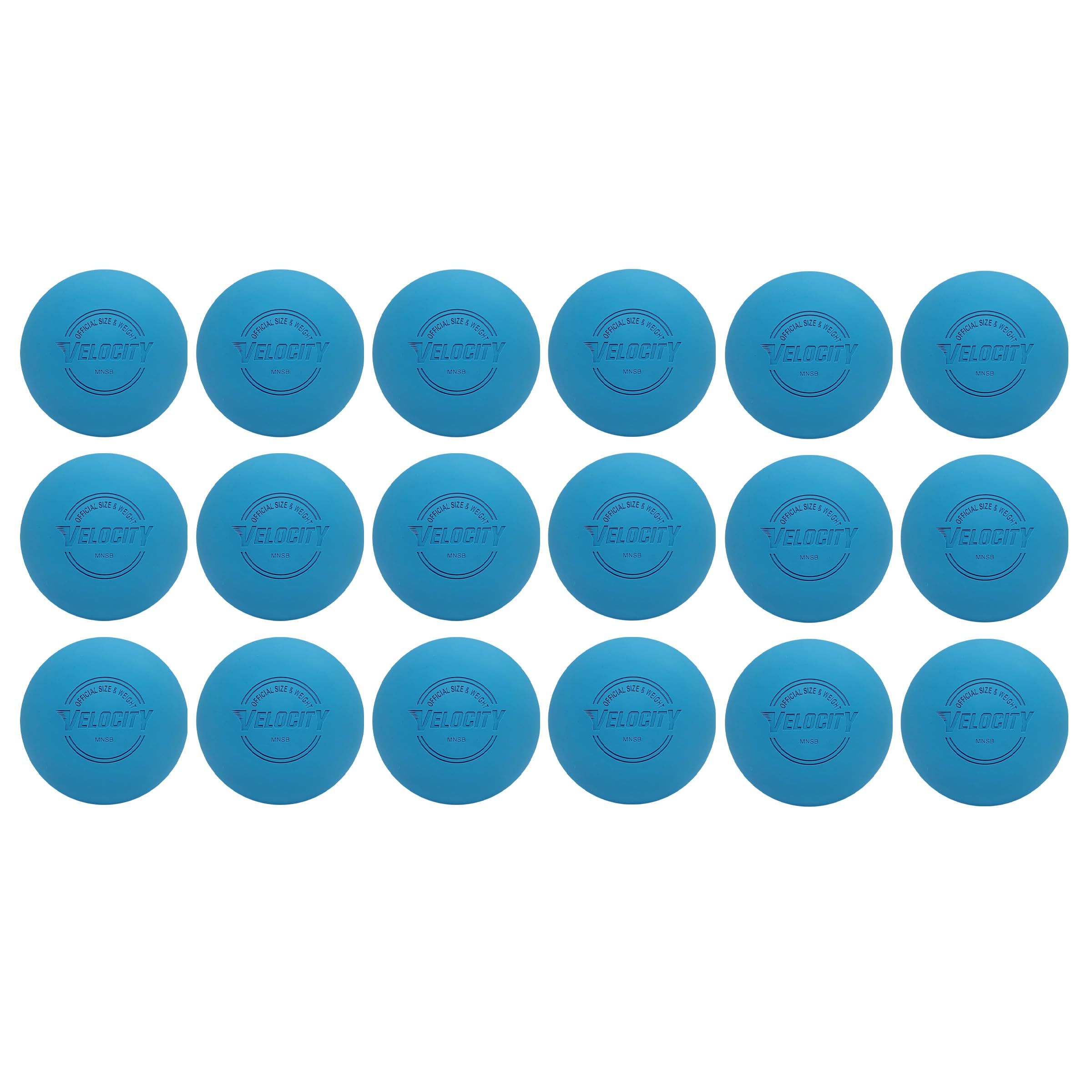 Velocity Lacrosse Balls - 1, 2, 3, 6, 12, 18, 24, 36, 60 and 120 Packs - for Practice, Official NFHS and College Approved Size