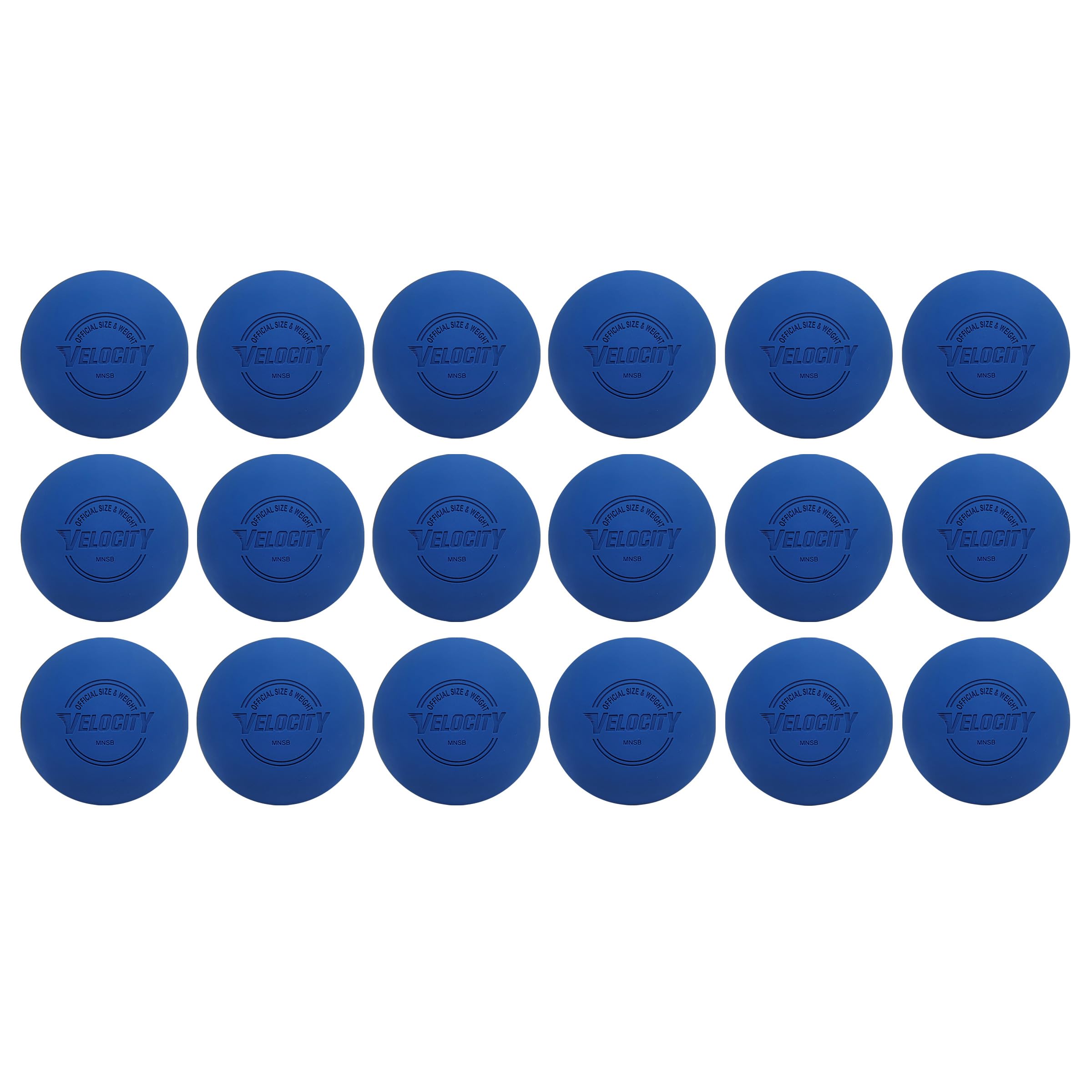 Velocity Lacrosse Balls - 1, 2, 3, 6, 12, 18, 24, 36, 60 and 120 Packs - for Practice, Official NFHS and College Approved Size