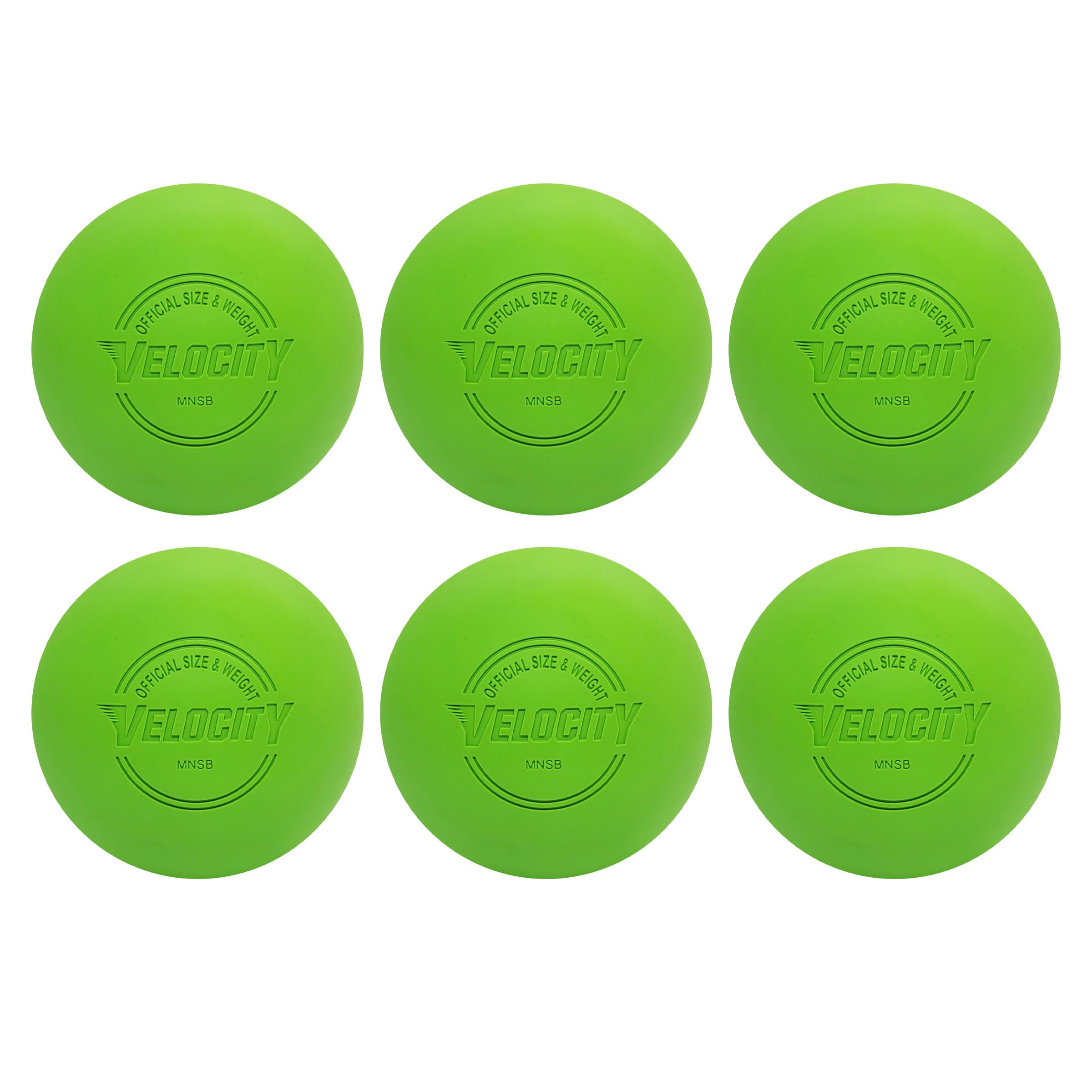 Velocity Lacrosse Balls - 1, 2, 3, 6, 12, 18, 24, 36, 60 and 120 Packs - for Practice, Official NFHS and College Approved Size