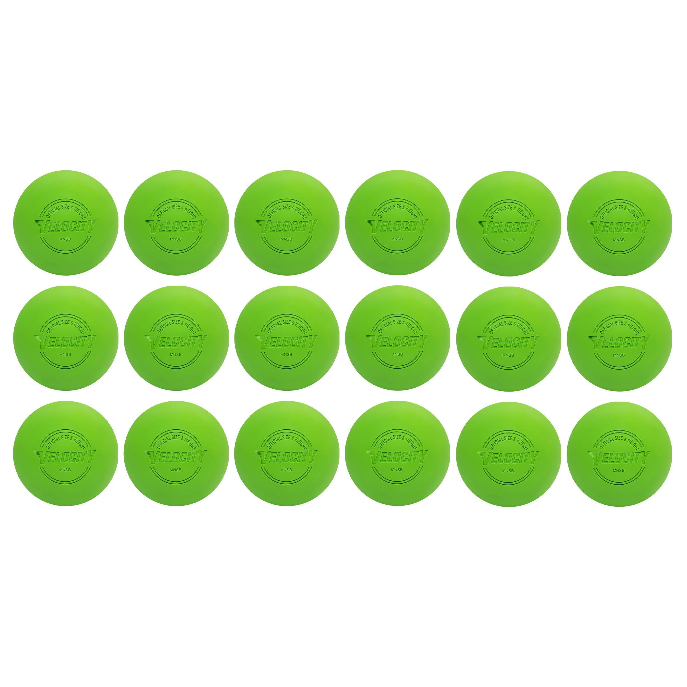 Velocity Lacrosse Balls - 1, 2, 3, 6, 12, 18, 24, 36, 60 and 120 Packs - for Practice, Official NFHS and College Approved Size