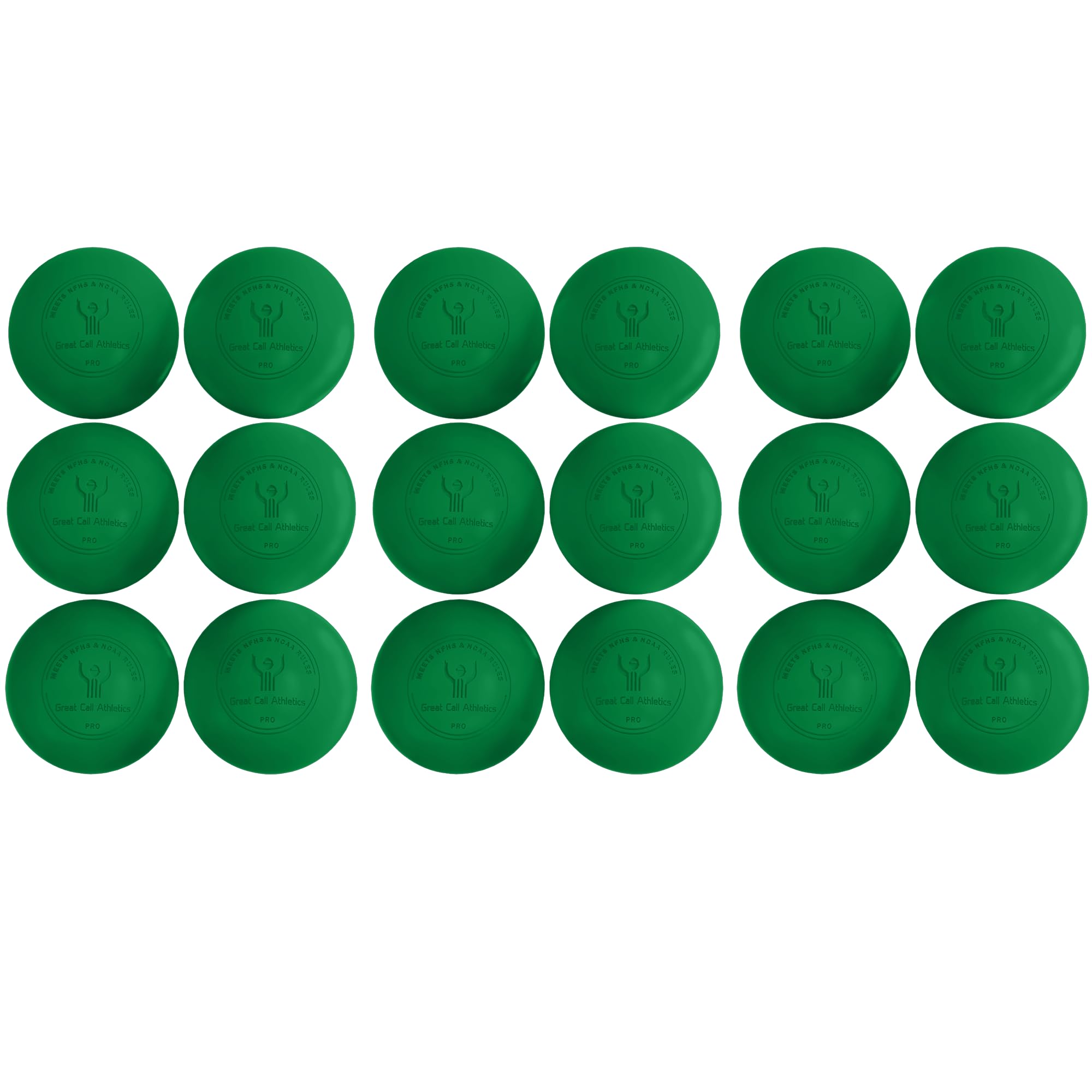 GCA Pro Lacrosse Official Game Ball NFHS College Approved Velocity 6 Pack LAX Field Tournament Rubber Practice