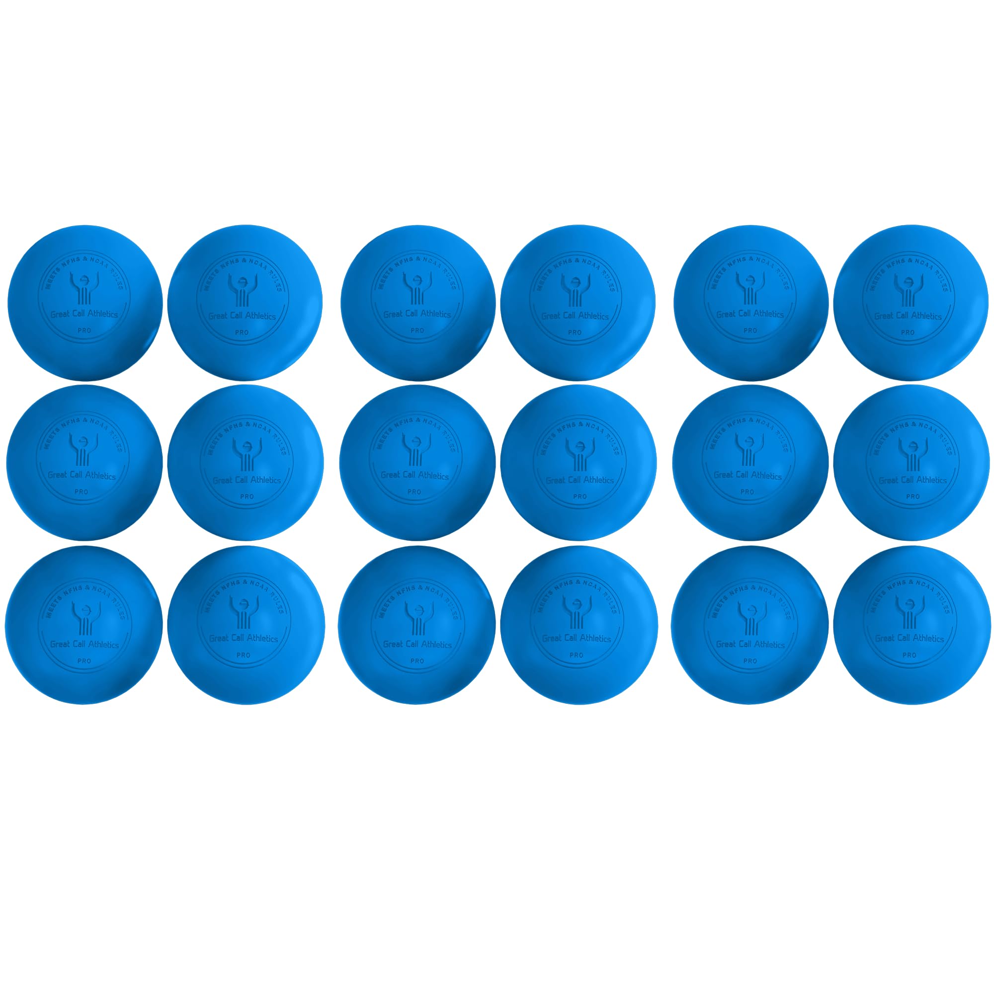 GCA Pro Lacrosse Official Game Ball NFHS College Approved Velocity 6 Pack LAX Field Tournament Rubber Practice