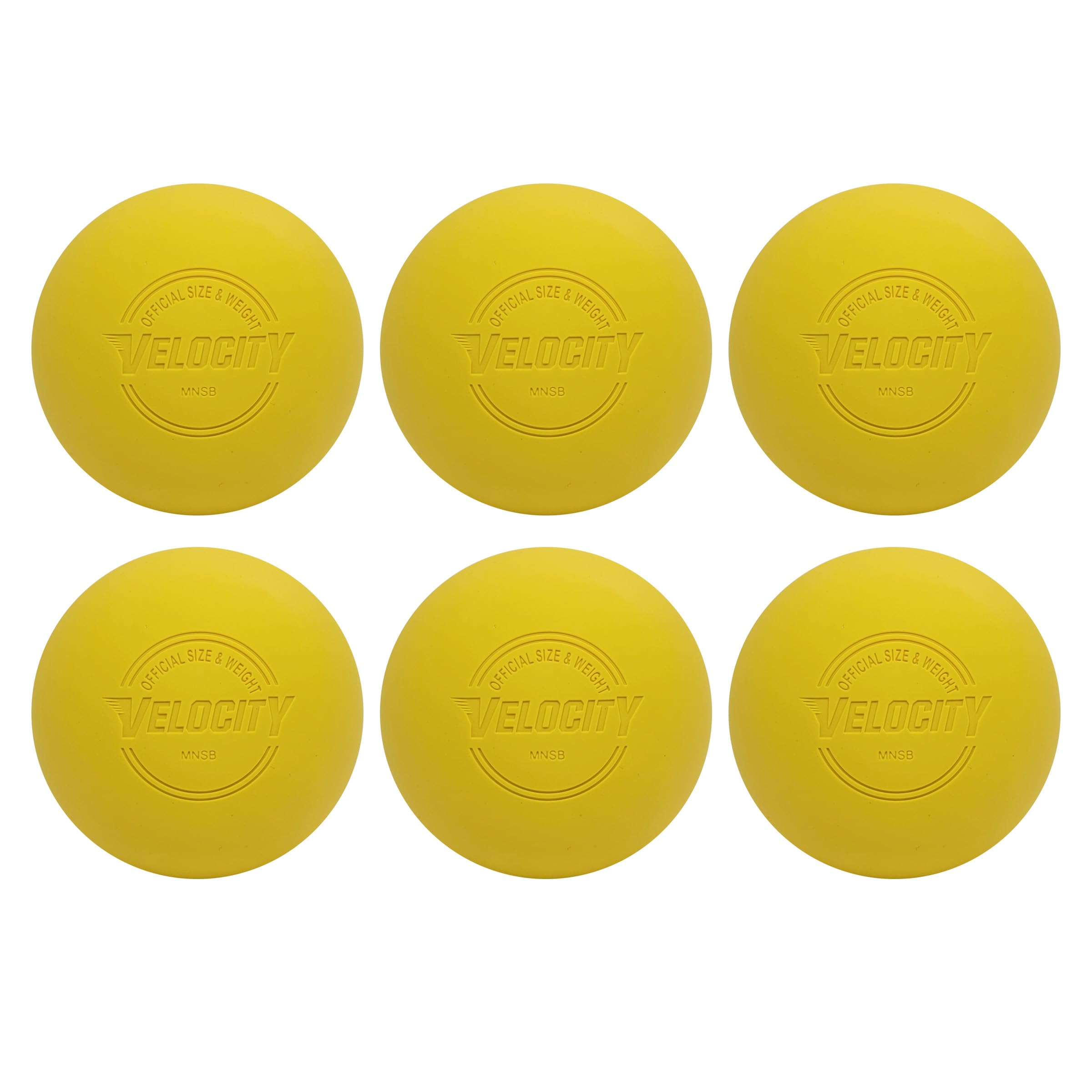 Velocity Lacrosse Balls - 1, 2, 3, 6, 12, 18, 24, 36, 60 and 120 Packs - for Practice, Official NFHS and College Approved Size