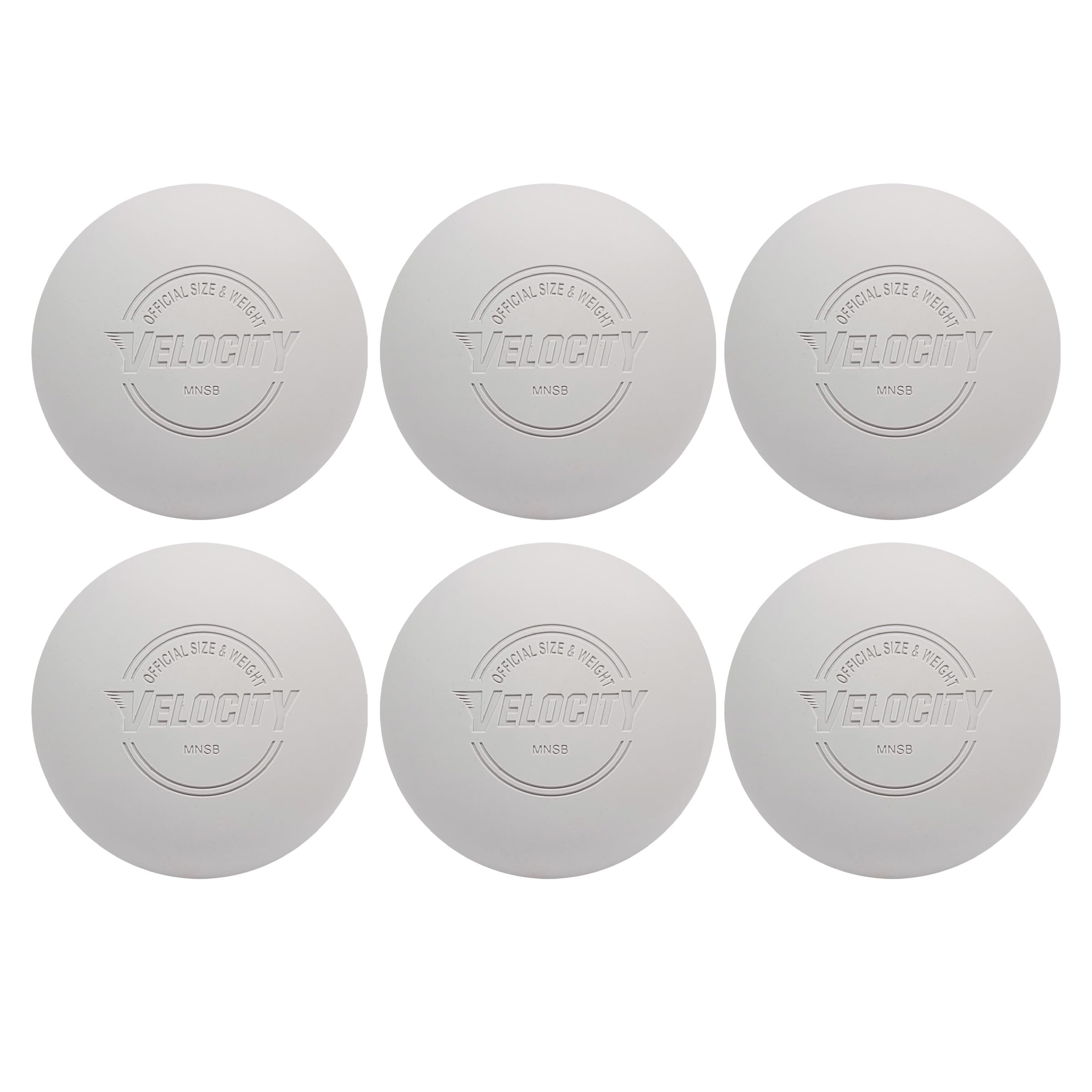 Velocity Lacrosse Balls - 1, 2, 3, 6, 12, 18, 24, 36, 60 and 120 Packs - for Practice, Official NFHS and College Approved Size