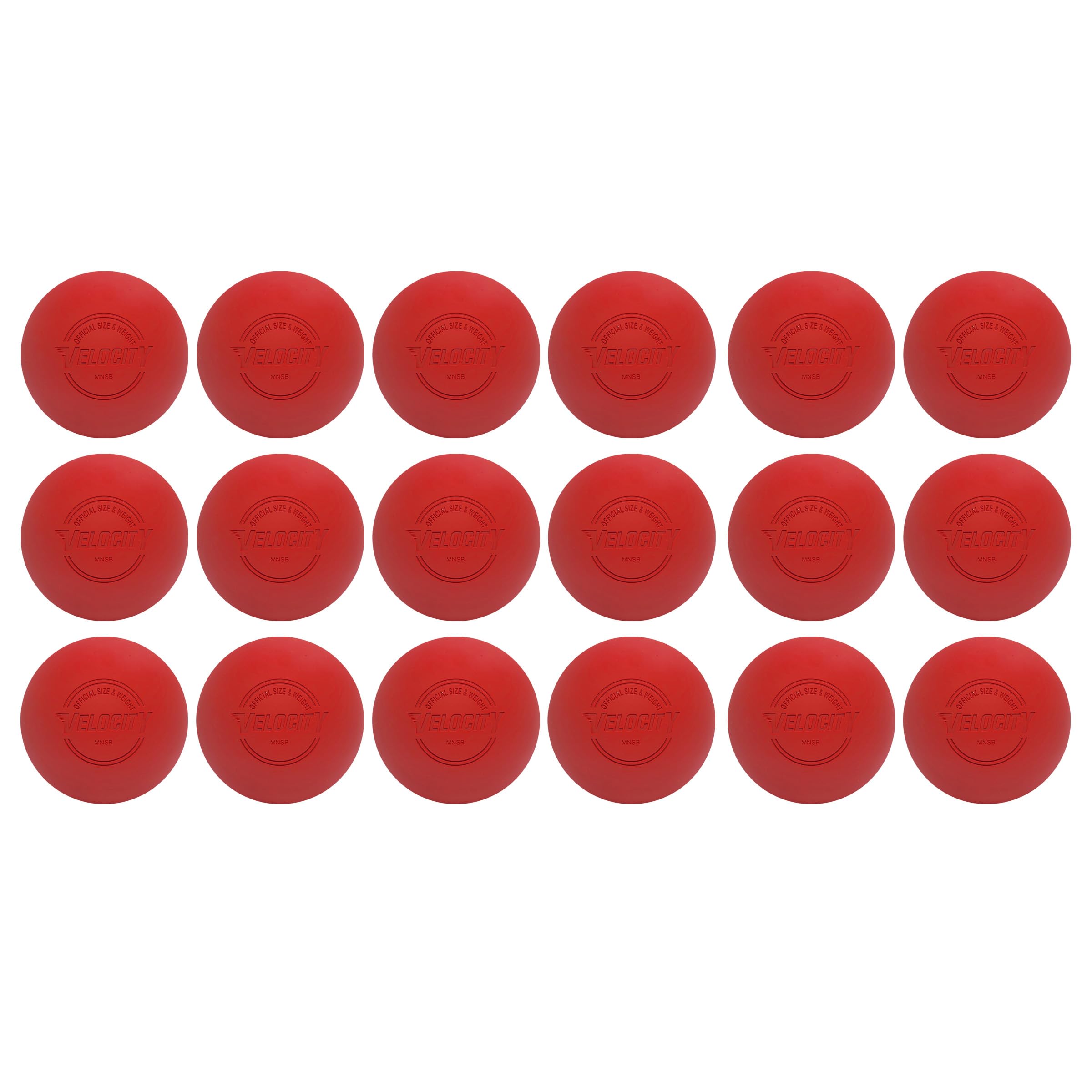 Velocity Lacrosse Balls - 1, 2, 3, 6, 12, 18, 24, 36, 60 and 120 Packs - for Practice, Official NFHS and College Approved Size
