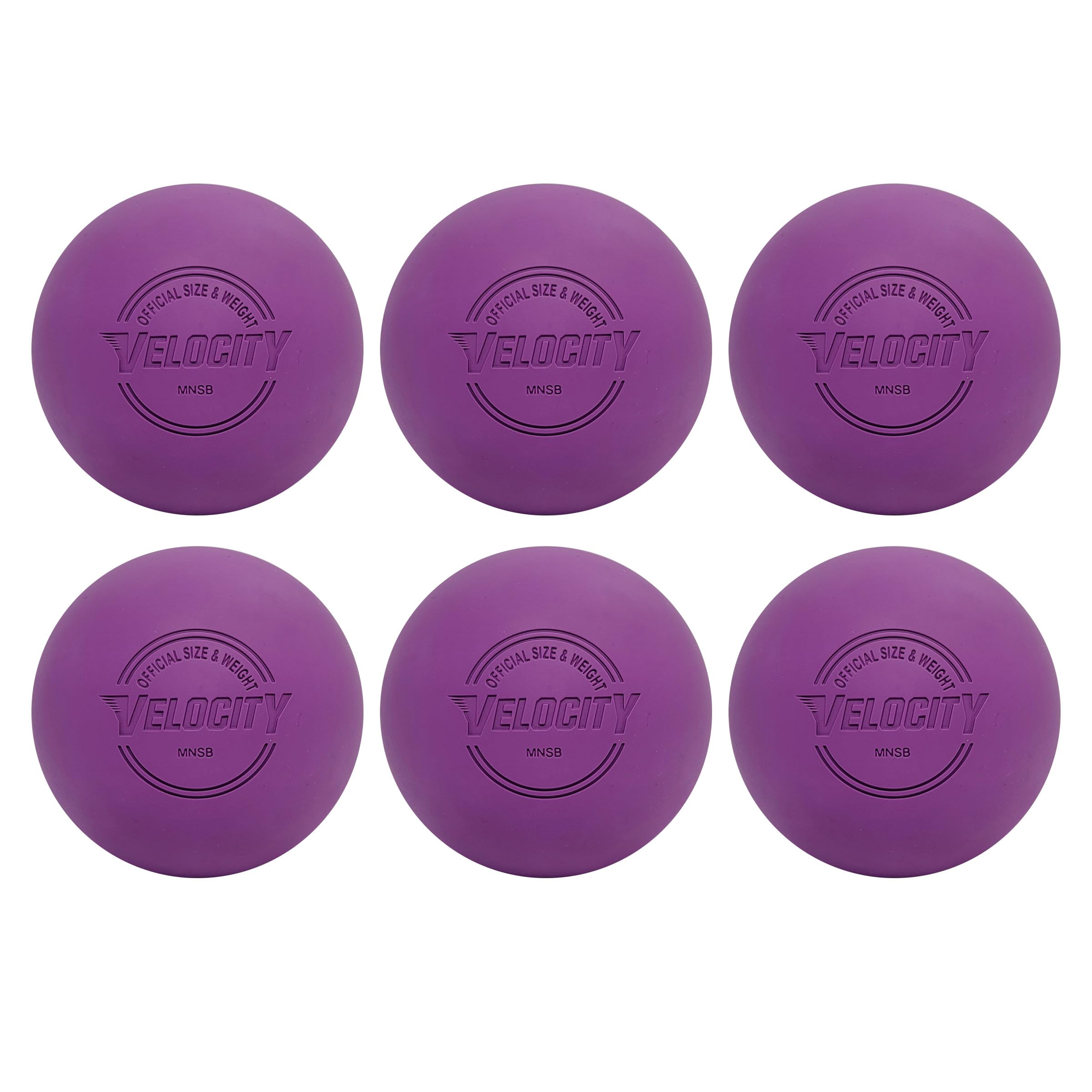 Velocity Lacrosse Balls - 1, 2, 3, 6, 12, 18, 24, 36, 60 and 120 Packs - for Practice, Official NFHS and College Approved Size