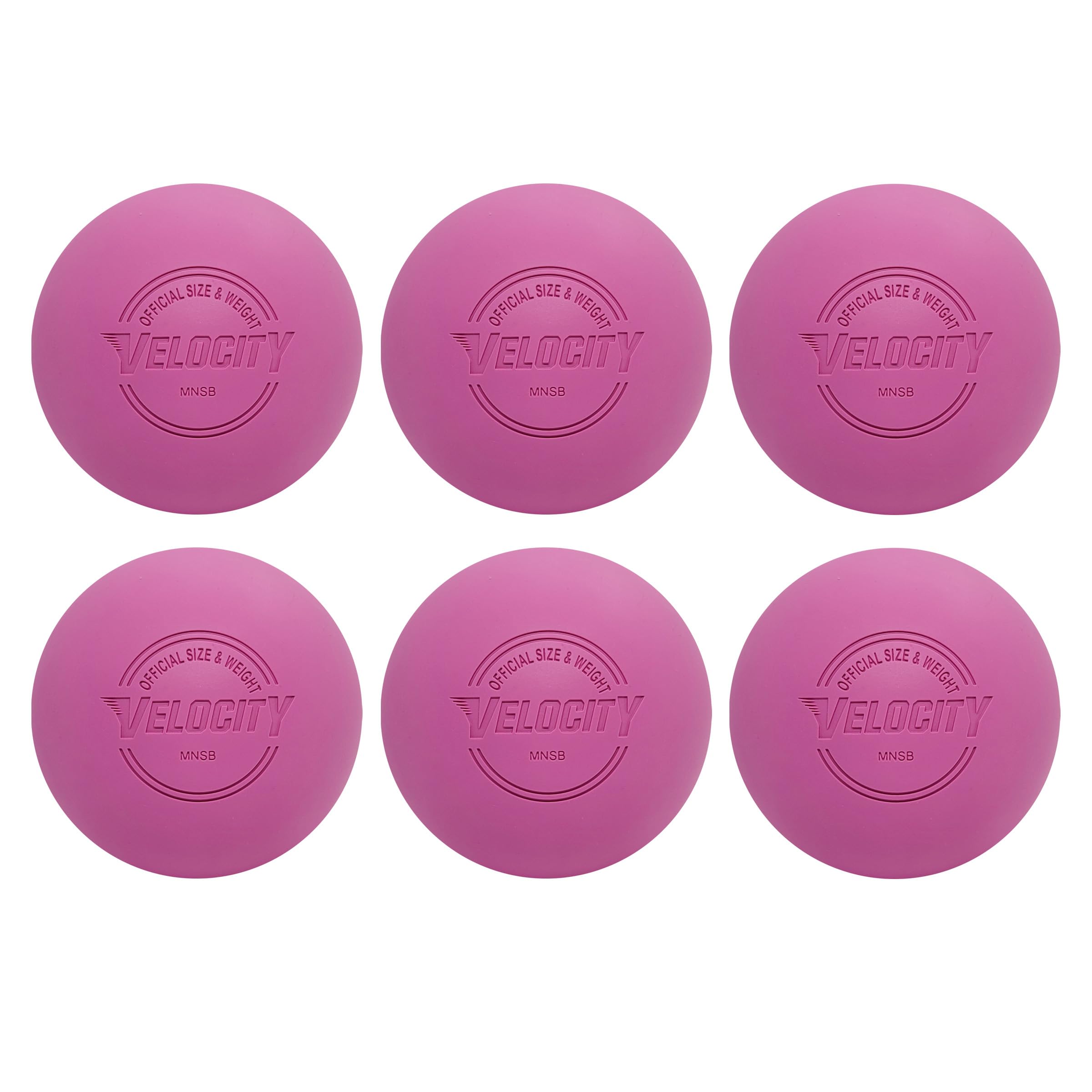 Velocity Lacrosse Balls - 1, 2, 3, 6, 12, 18, 24, 36, 60 and 120 Packs - for Practice, Official NFHS and College Approved Size