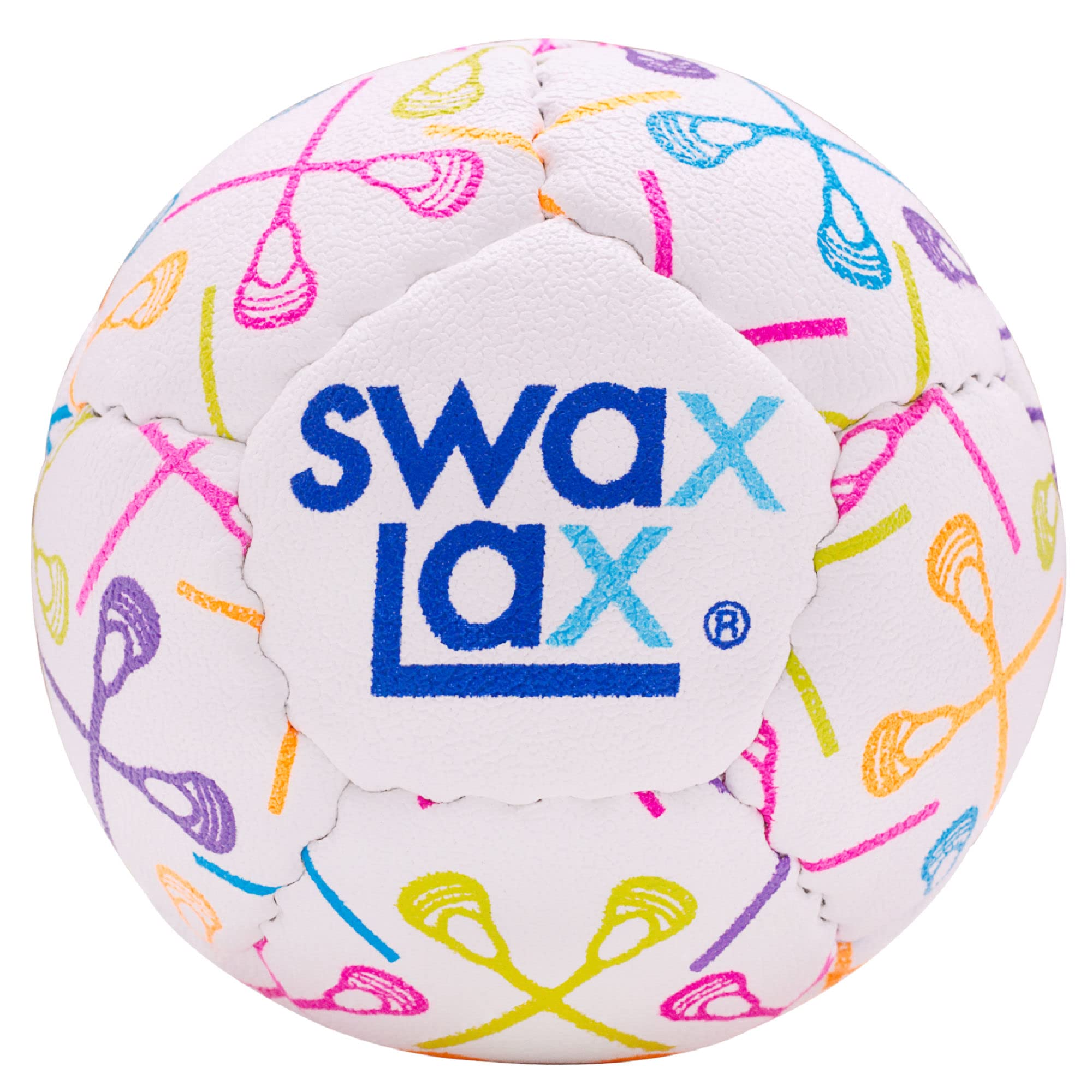 SWAX LAX Lacrosse Training Ball - Indoor Outdoor Practice Less Bounce & Rebounds