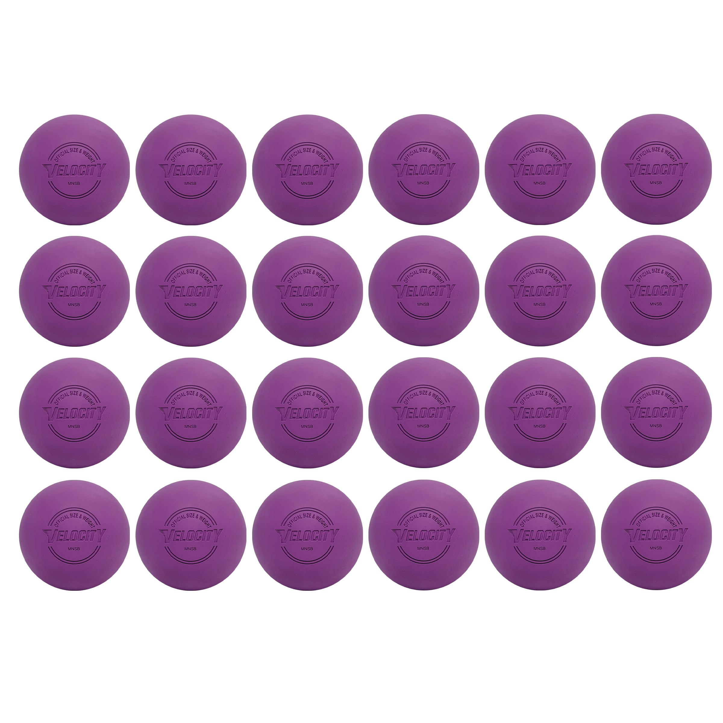 Velocity Lacrosse Balls - 1, 2, 3, 6, 12, 18, 24, 36, 60 and 120 Packs - for Practice, Official NFHS and College Approved Size