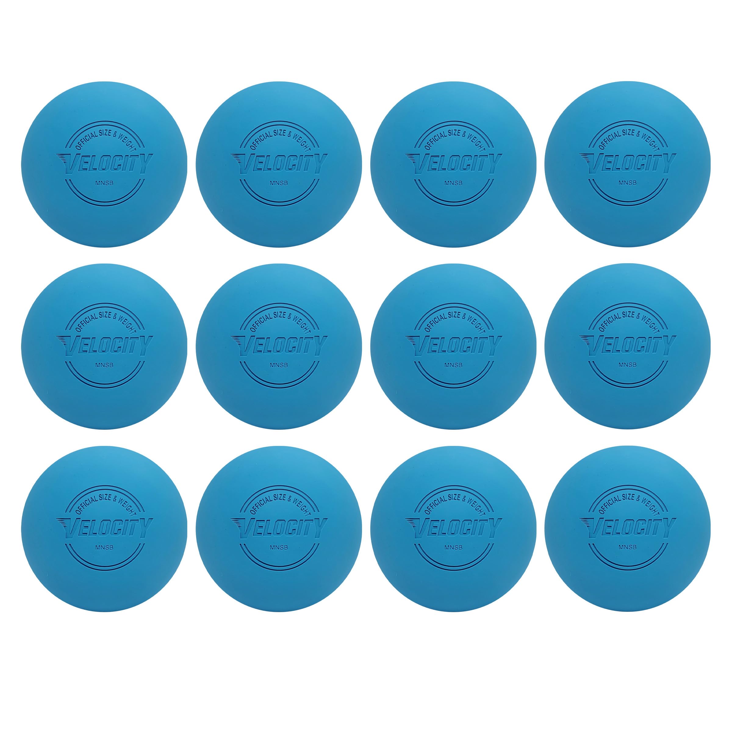 Velocity Lacrosse Balls - 1, 2, 3, 6, 12, 18, 24, 36, 60 and 120 Packs - for Practice, Official NFHS and College Approved Size