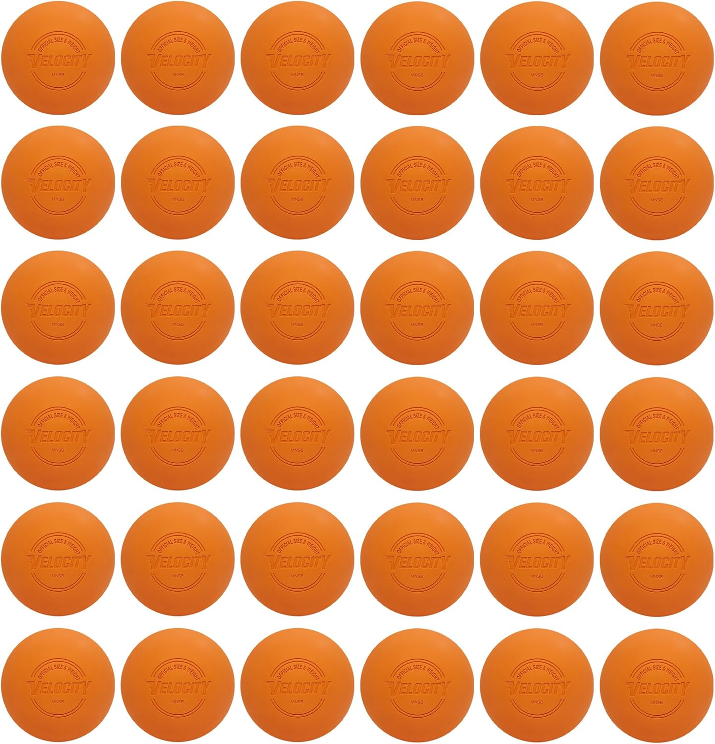 Velocity Lacrosse Balls - 1, 2, 3, 6, 12, 18, 24, 36, 60 and 120 Packs - for Practice, Official NFHS and College Approved Size