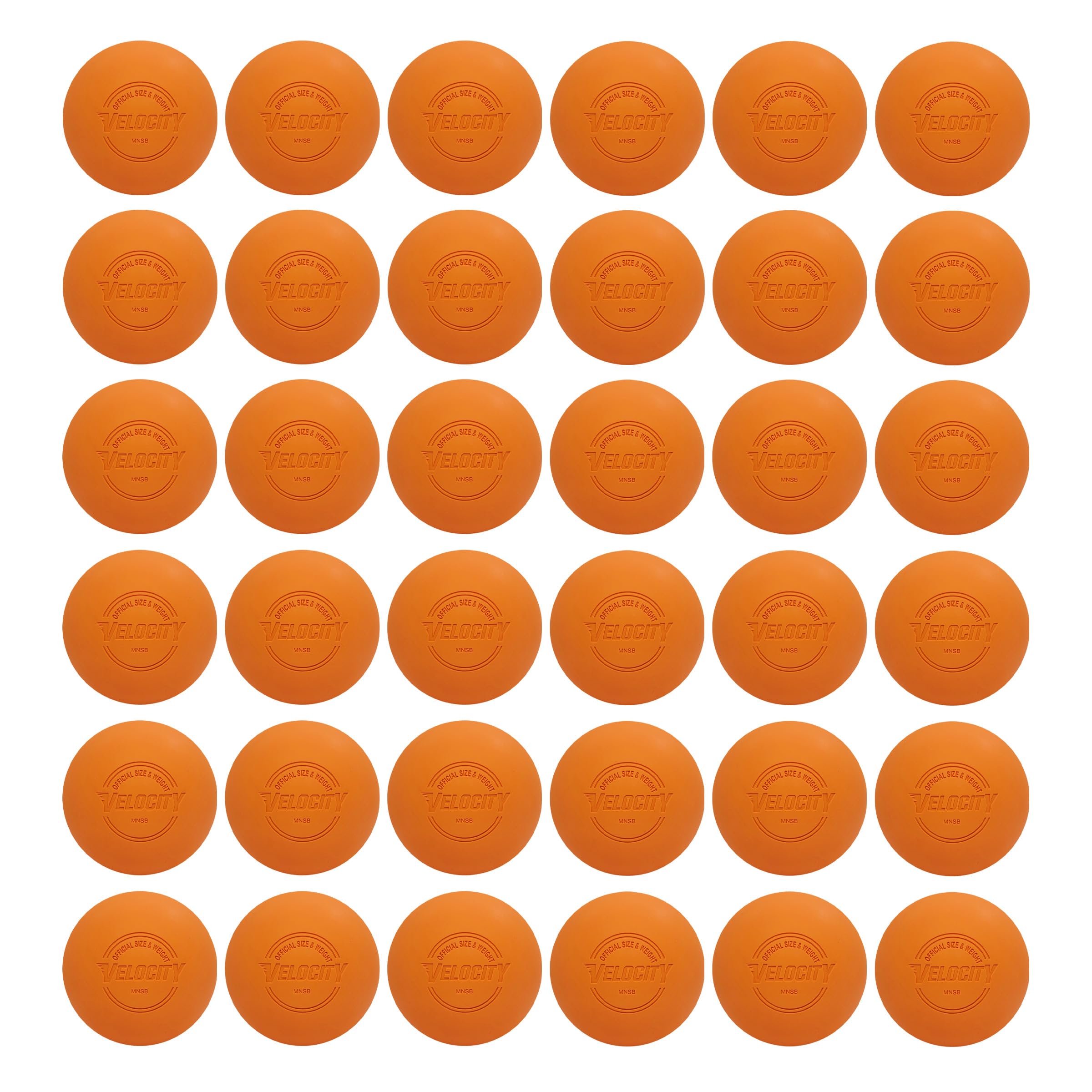Velocity Lacrosse Balls - 1, 2, 3, 6, 12, 18, 24, 36, 60 and 120 Packs - for Practice, Official NFHS and College Approved Size