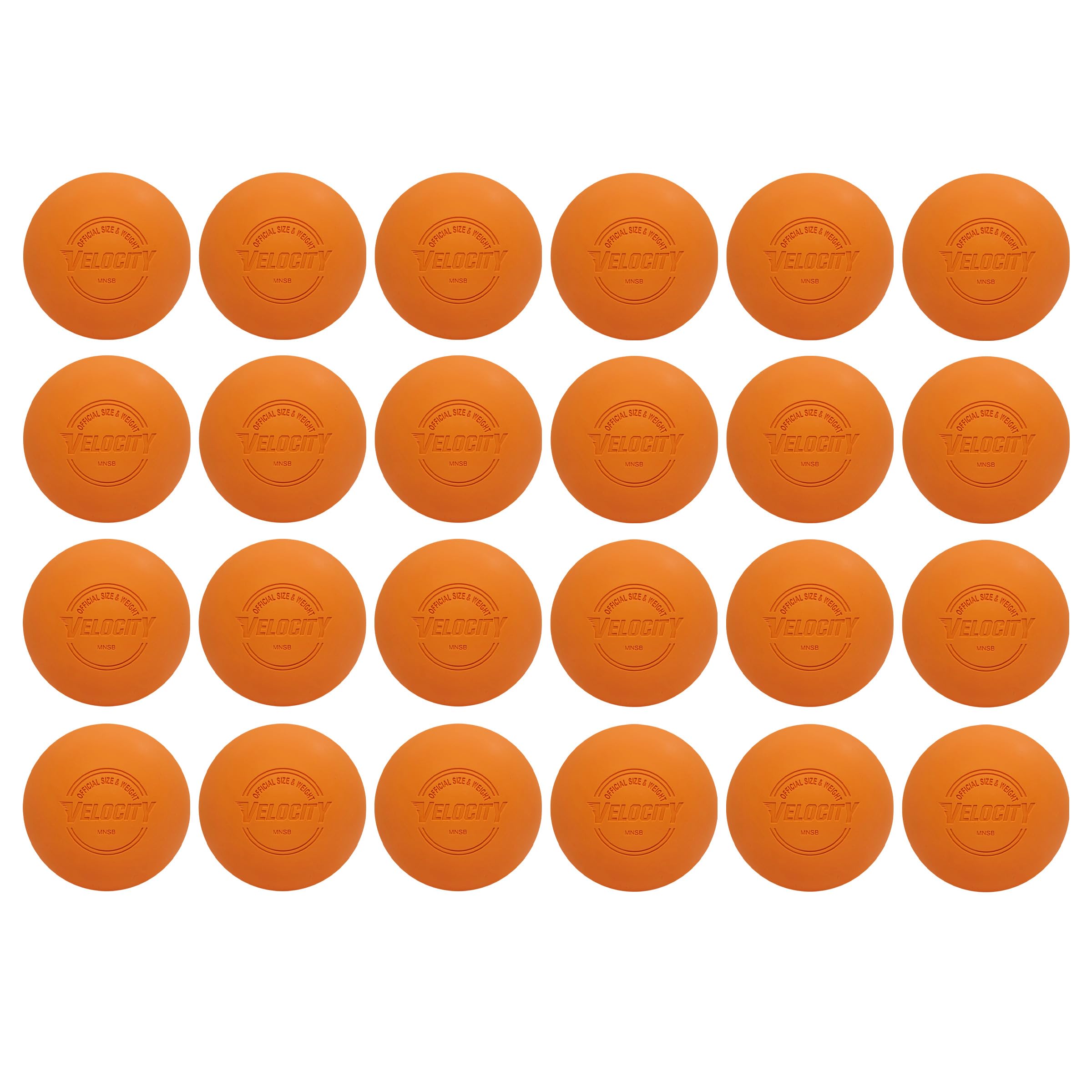 Velocity Lacrosse Balls - 1, 2, 3, 6, 12, 18, 24, 36, 60 and 120 Packs - for Practice, Official NFHS and College Approved Size