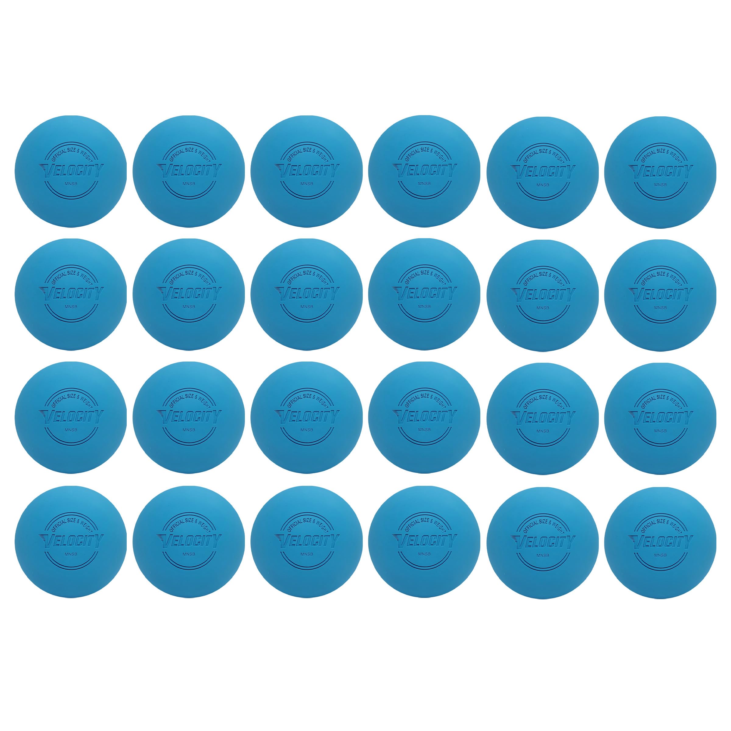 Velocity Lacrosse Balls - 1, 2, 3, 6, 12, 18, 24, 36, 60 and 120 Packs - for Practice, Official NFHS and College Approved Size