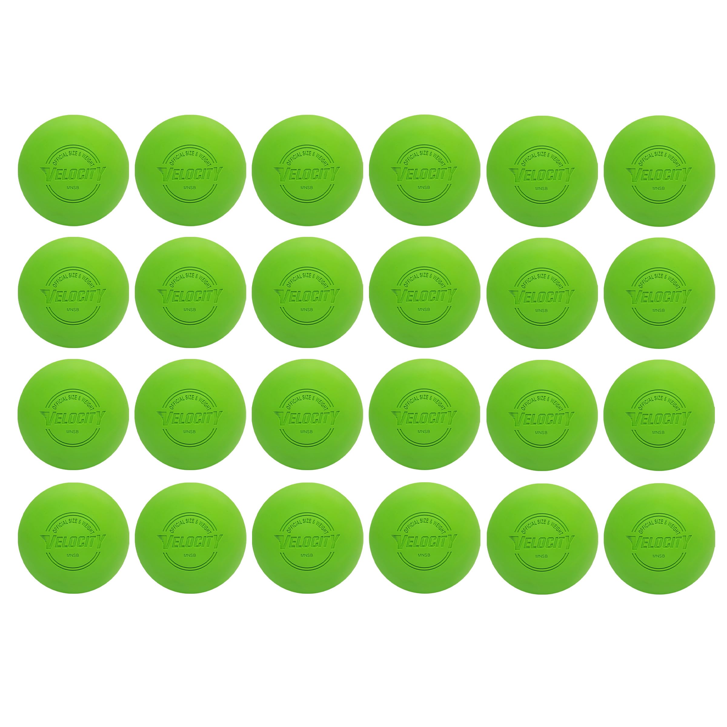 Velocity Lacrosse Balls - 1, 2, 3, 6, 12, 18, 24, 36, 60 and 120 Packs - for Practice, Official NFHS and College Approved Size